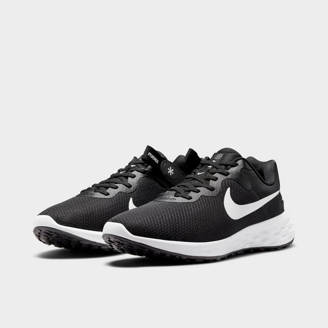 Nike Men's Revolution 6 FlyEase Next Nature Running Shoes, Black