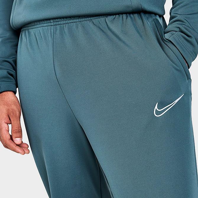 On Model 5 view of Men's Nike Therma-FIT Academy Winter Warrior Soccer Training Pants in Mineral Slate Click to zoom