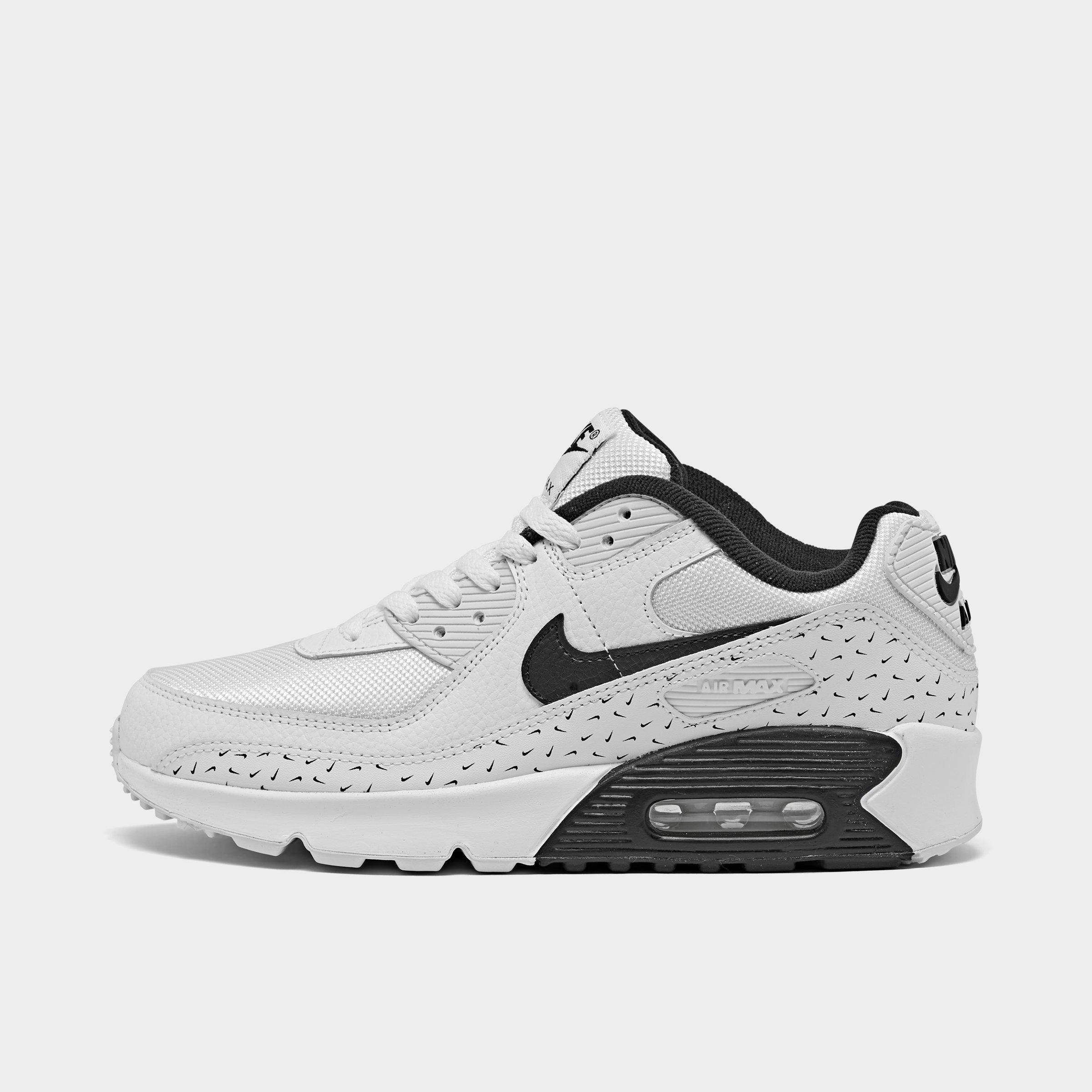 air max 90s white and black