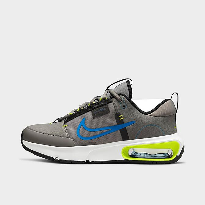 Finish Line Shoes Flat Shoes Casual Shoes Big Kids Air Max INTRLK Casual Shoes in Grey/Flat Pewter Size 4.0 Leather 