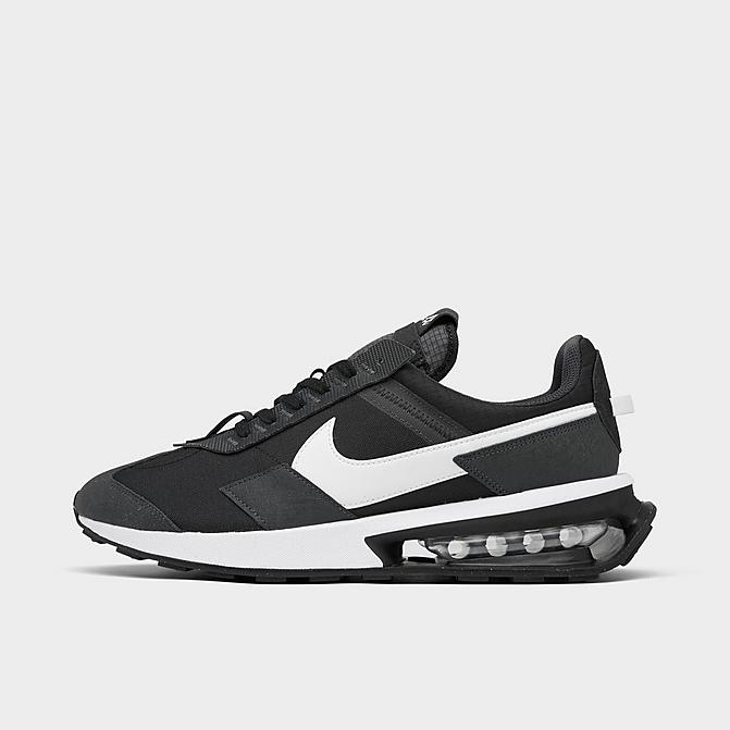 Right view of Men's Nike Air Max Pre-Day Casual Shoes in Black/White/Anthracite Click to zoom