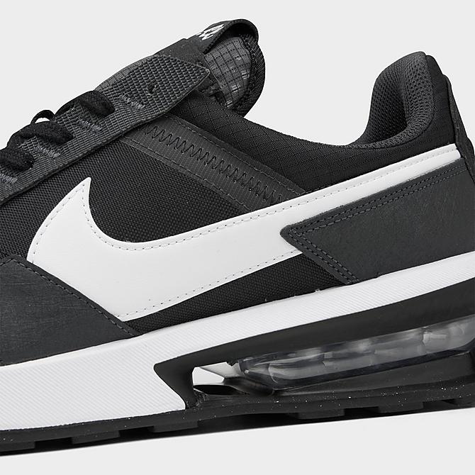 Front view of Men's Nike Air Max Pre-Day Casual Shoes in Black/White/Anthracite Click to zoom
