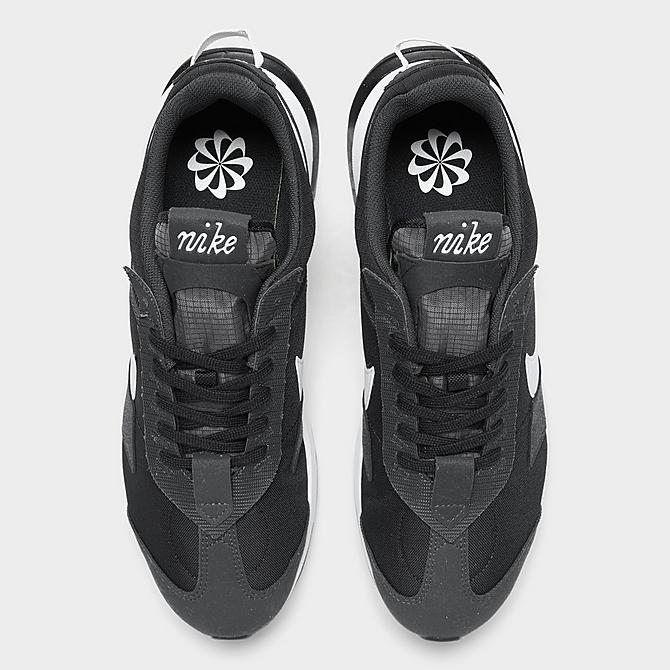 Back view of Men's Nike Air Max Pre-Day Casual Shoes in Black/White/Anthracite Click to zoom