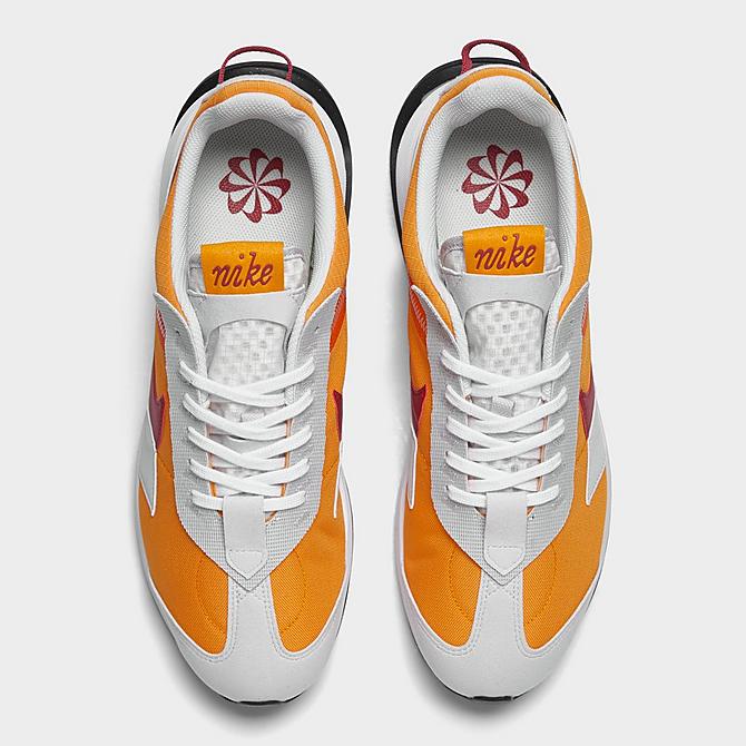 Back view of Men's Nike Air Max Pre-Day Casual Shoes in Kumquat/Pomegranate/Photon Dust/White Click to zoom
