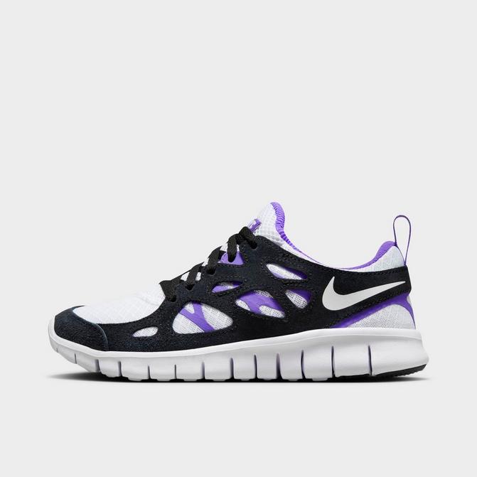 Womens black nike free hotsell run shoes