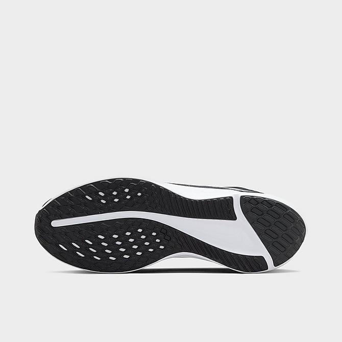 Bottom view of Men's Nike Quest 5 Road Running Shoes in Black/Smoke Grey/Dark Smoke Grey/White Click to zoom
