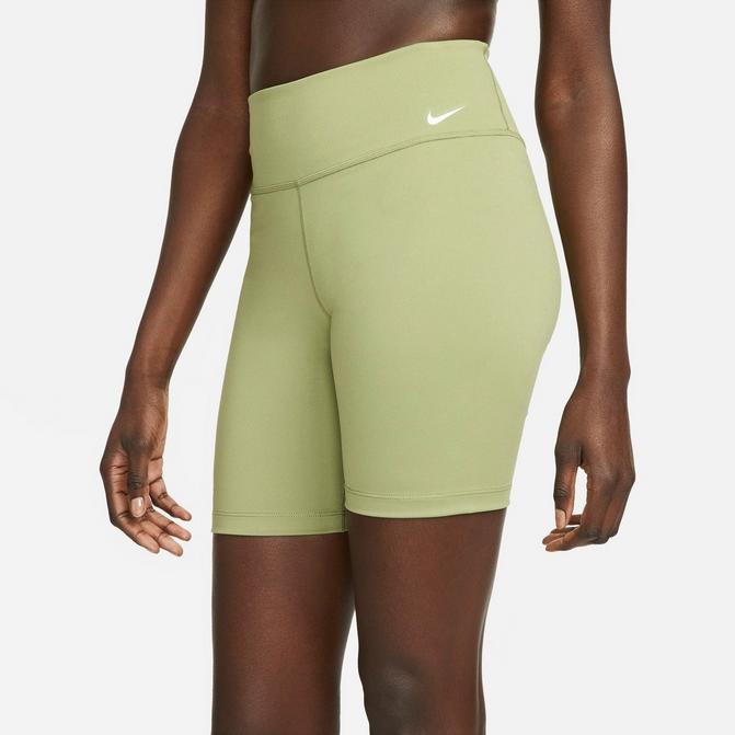 olive green nike shorts women's