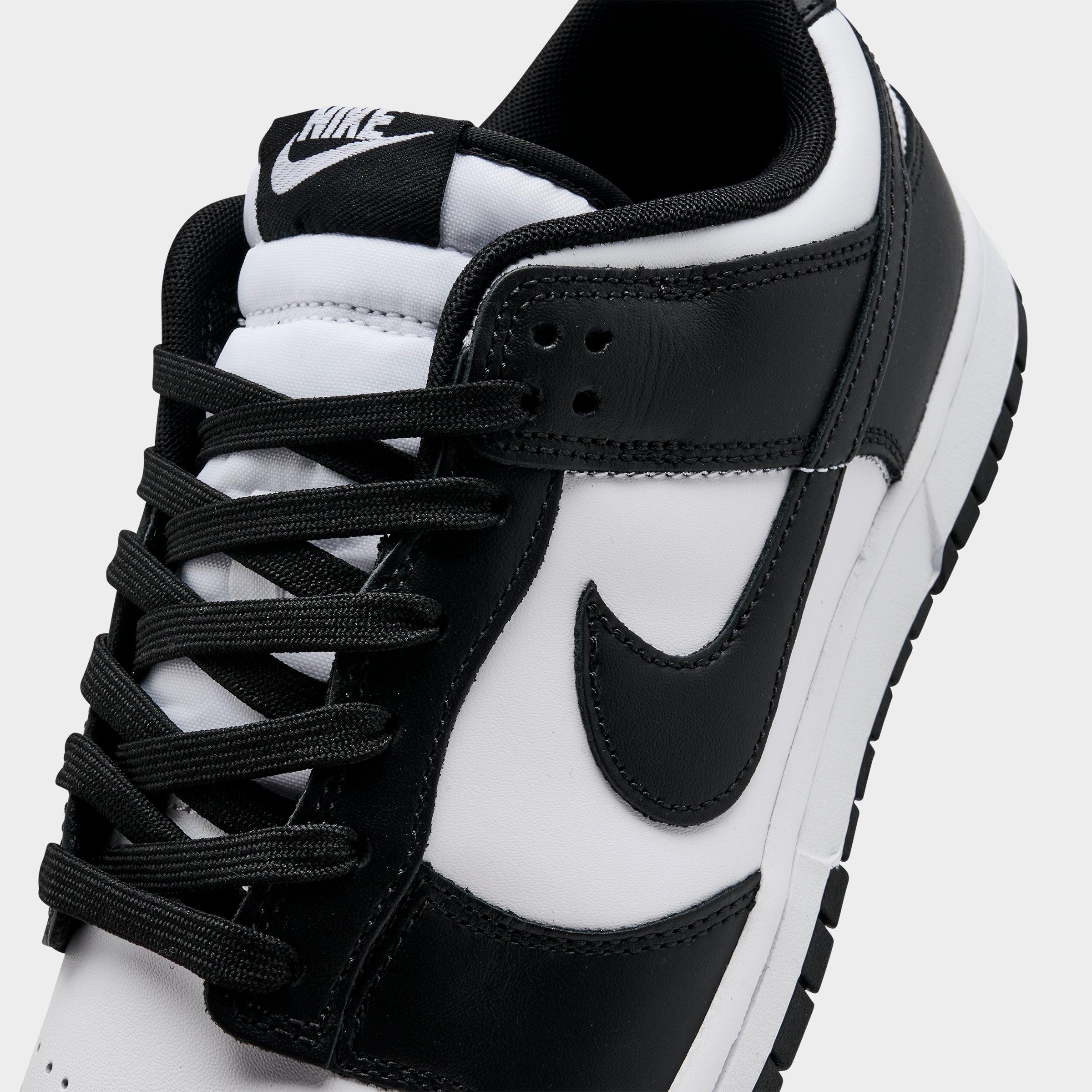 jordan dunks black and white