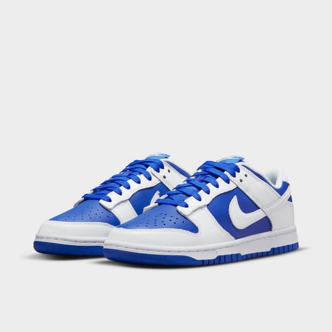 Nike Dunk Low Retro trainers in white and blue