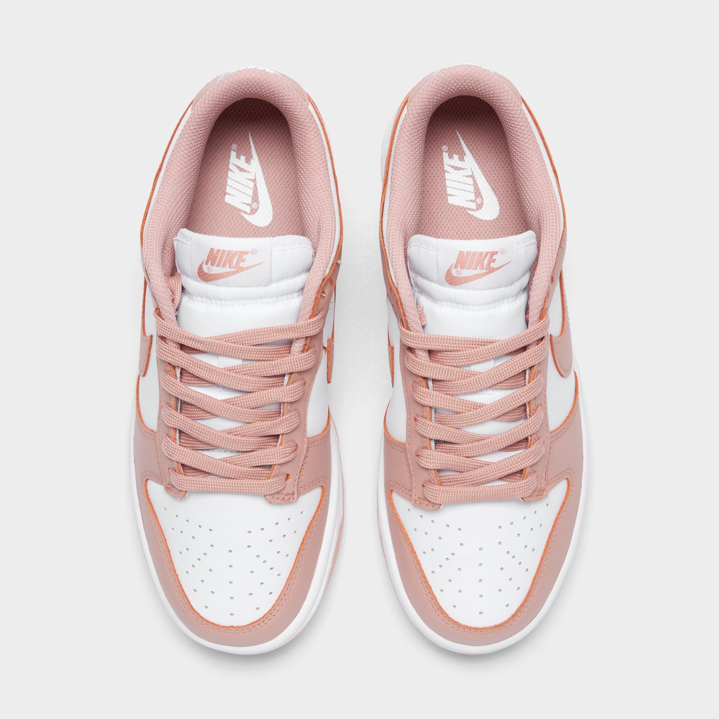 Pink nike low dunks