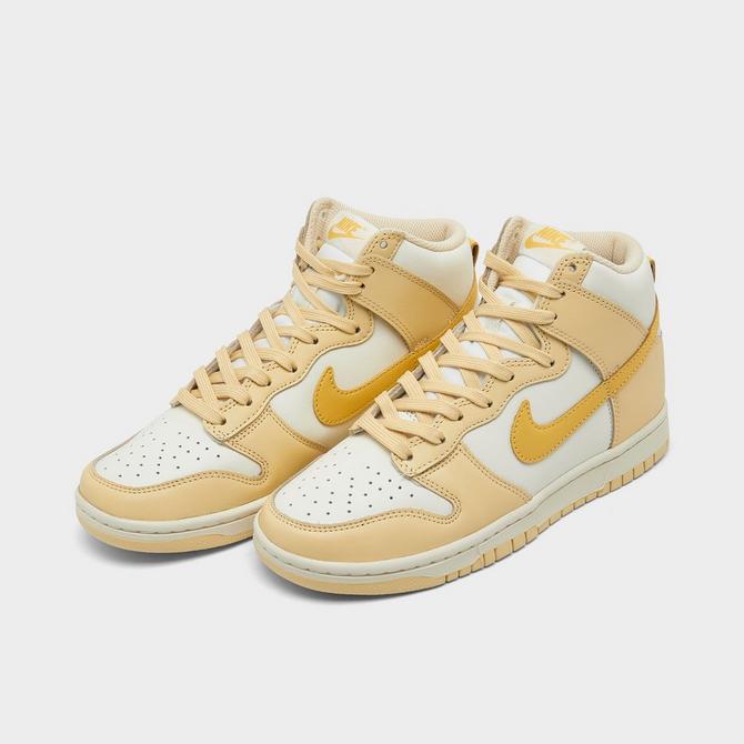 Yellow nike high on sale tops