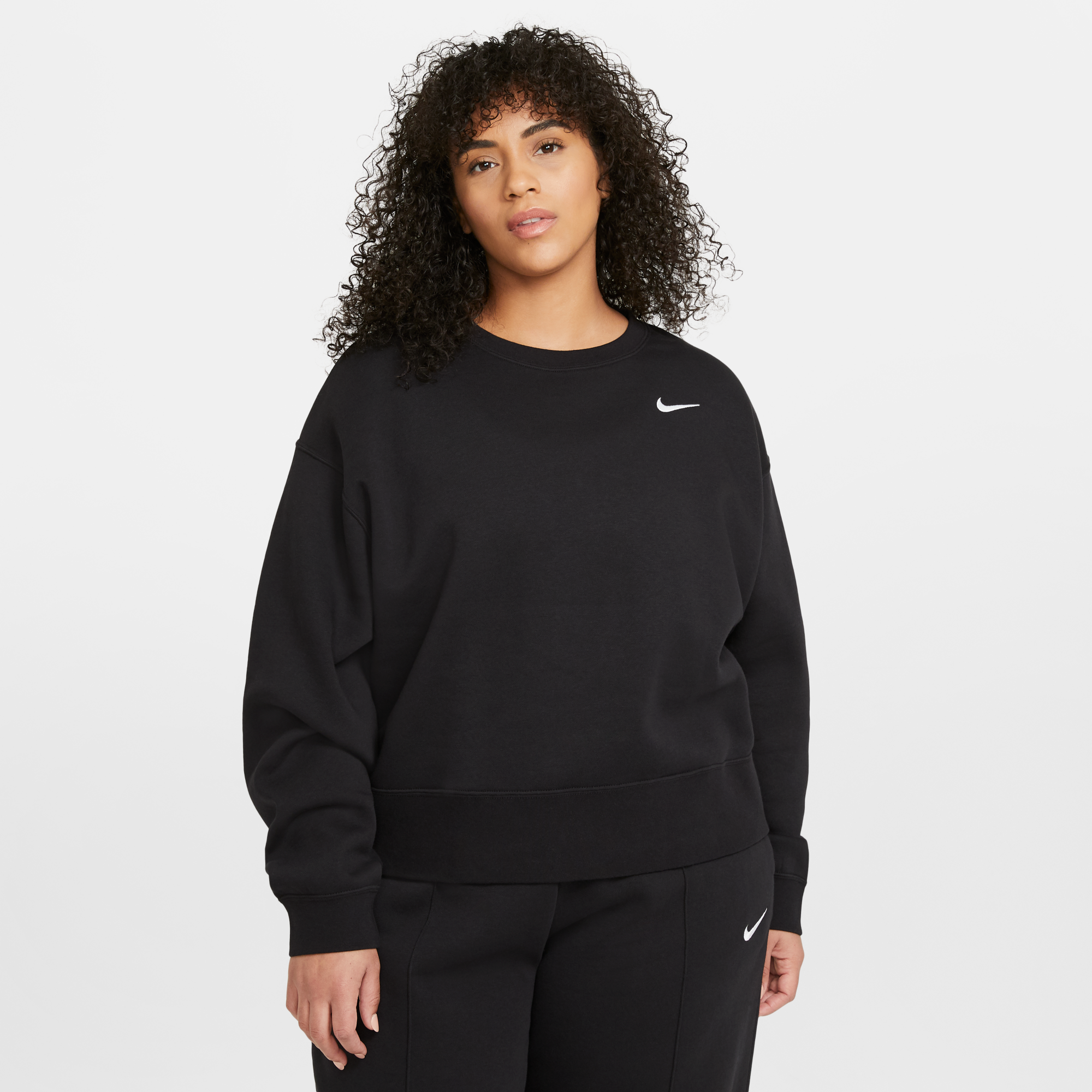 women's nike black and white sweatshirt