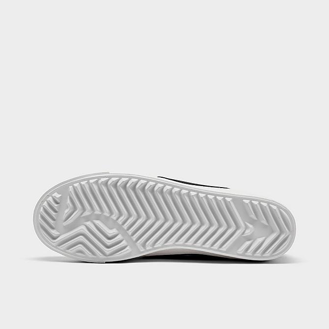 Bottom view of Nike Blazer Mid '77 Jumbo Swoosh Casual Shoes in White/White/Sail/Black Click to zoom