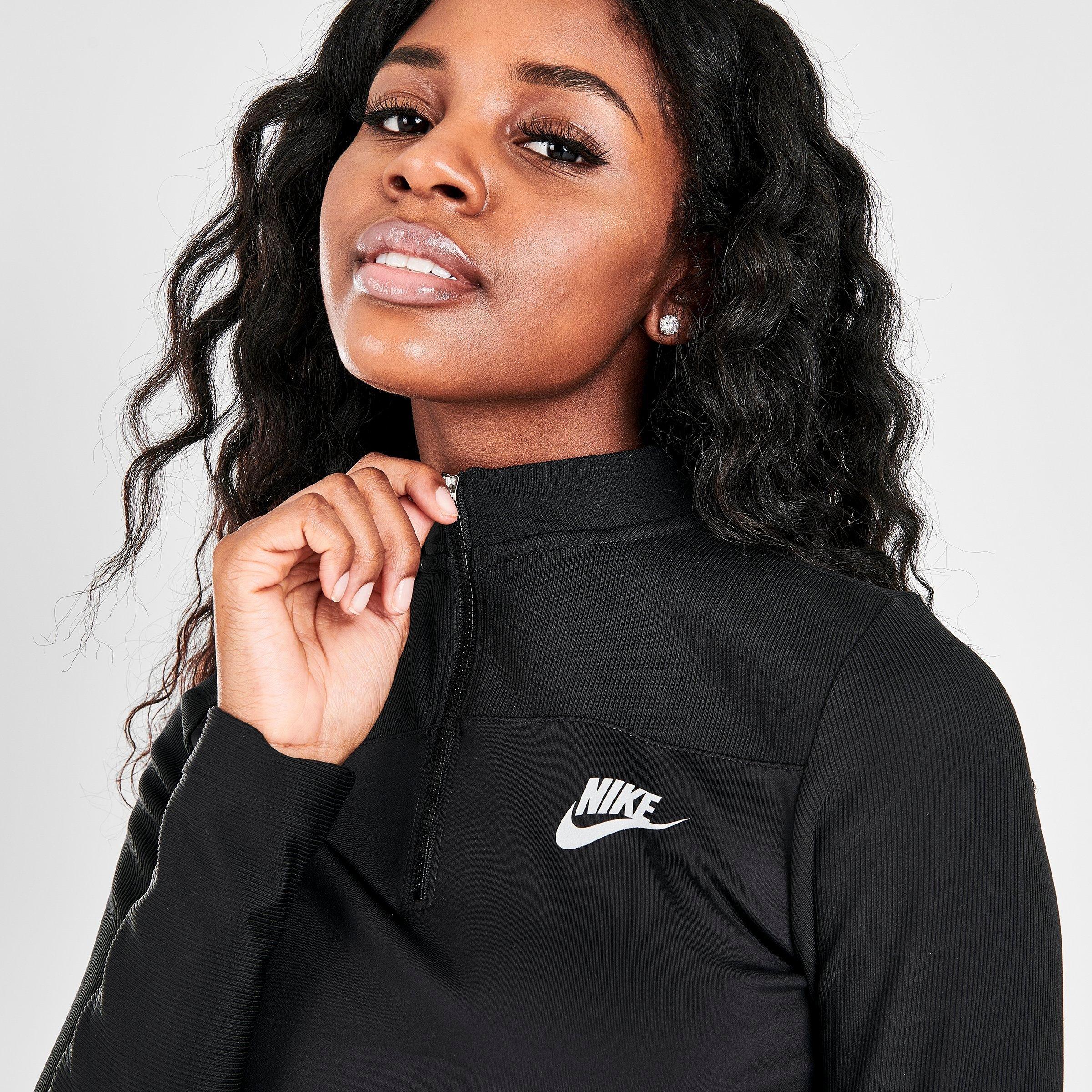 ladies nike half zip