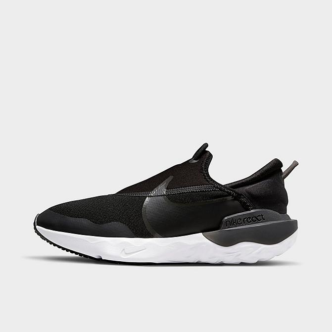 Right view of Little Kids' Nike Flow Casual Shoes in Black/Off Noir/White/Medium Ash Click to zoom