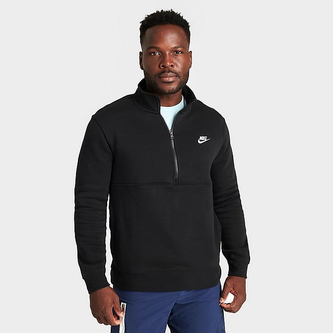 Men\'s Nike Sportswear Club Half-Zip Pullover Jacket| Finish Line