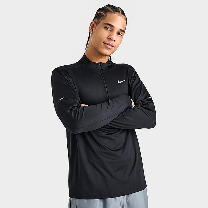 capsule Rood Onbekwaamheid Men's Nike Dri-FIT Element Half-Zip Running Shirt | Finish Line