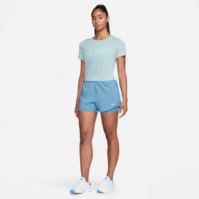 Nike One Classic Women's Dri-FIT Short-Sleeve Cropped Twist Top. Nike IN