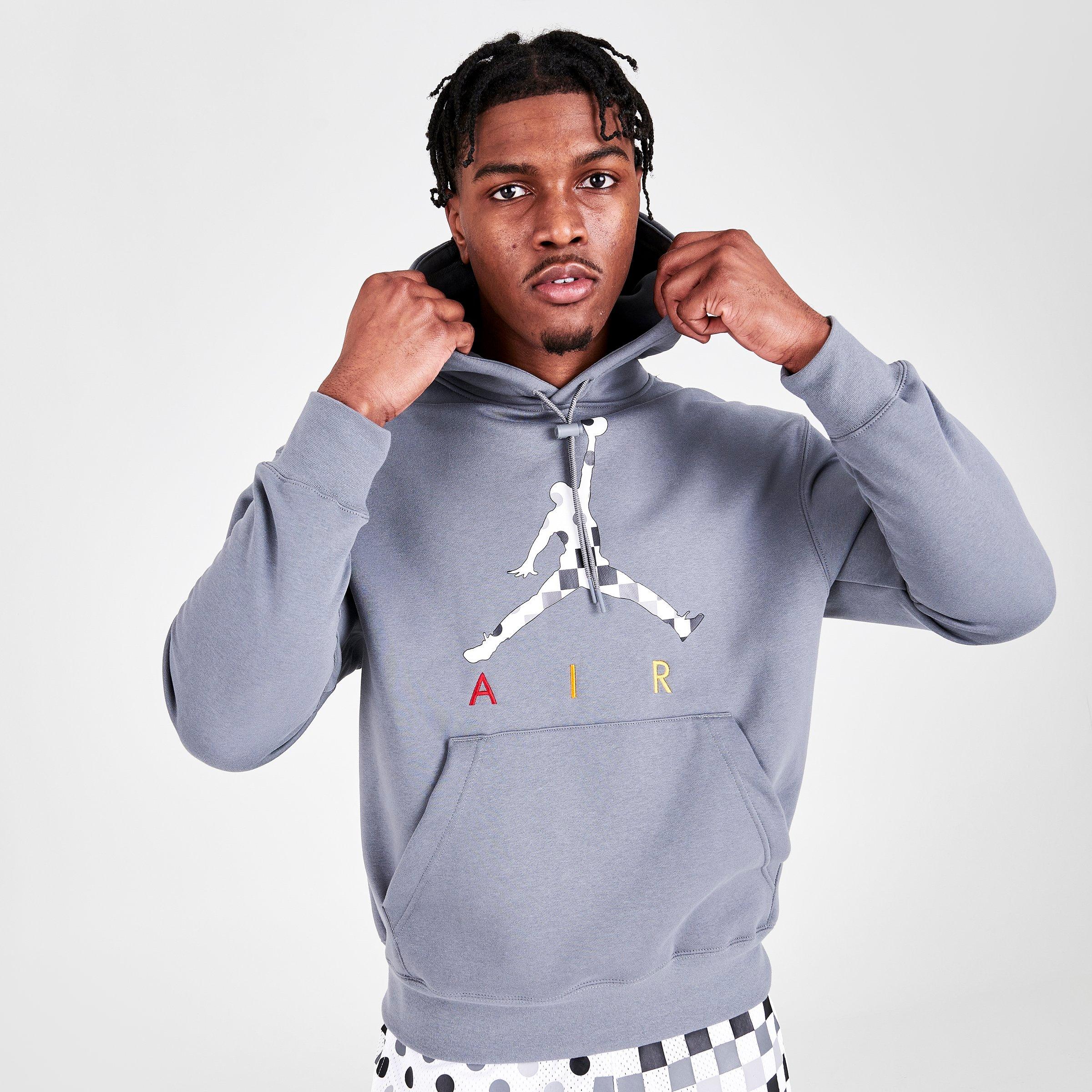 jordan men's taped fleece hoodie