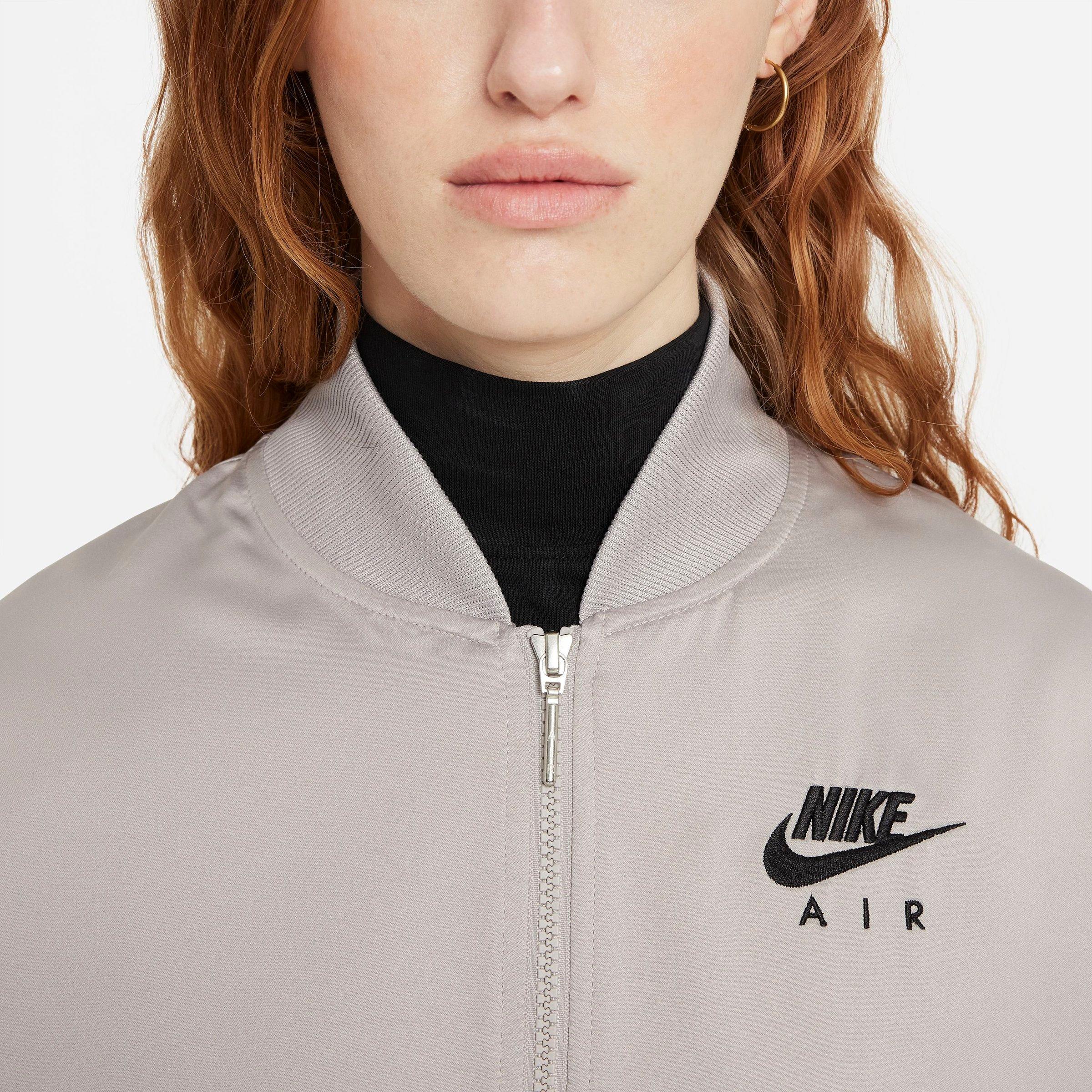 nike cropped jacket black