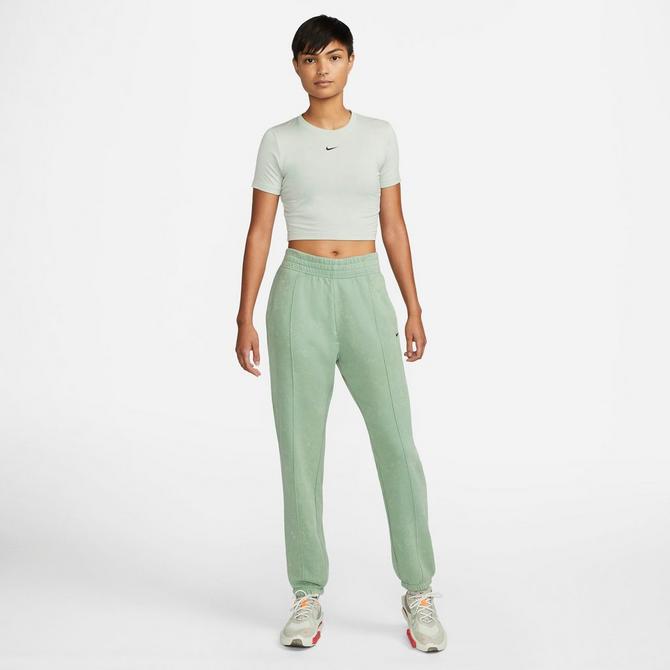 Women's Nike Sportswear Essential Collection Washed Fleece Jogger Pants