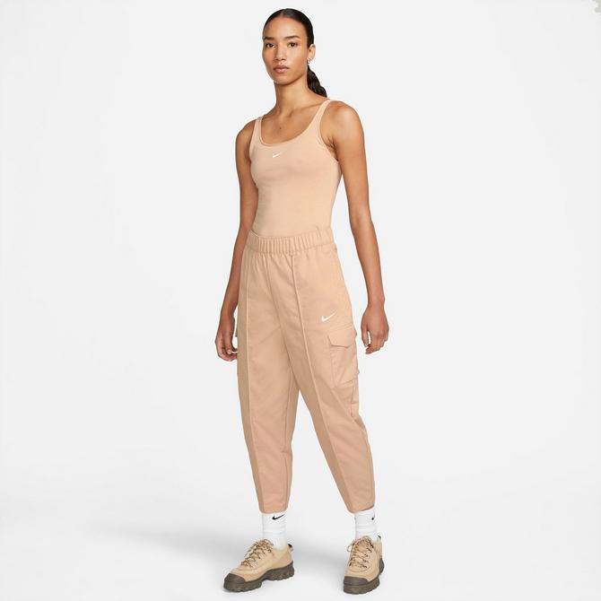 women's nike sportswear essentials curve woven high rise cargo pants