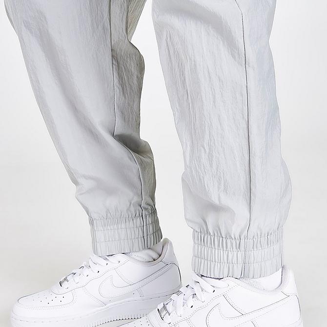 On Model 6 view of Girls' Nike Sportswear Woven Cargo Pants Click to zoom