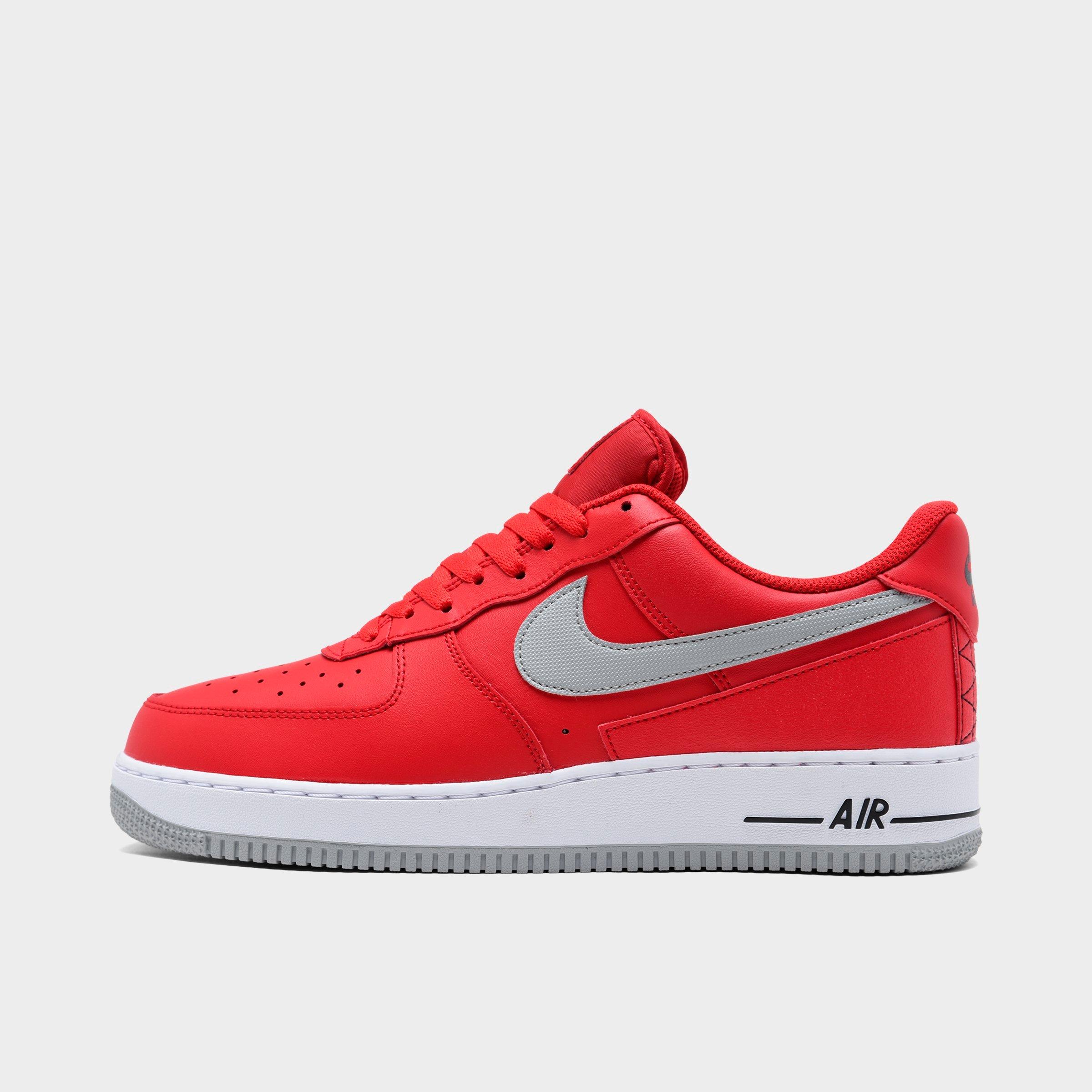 red and white air force 1 finish line