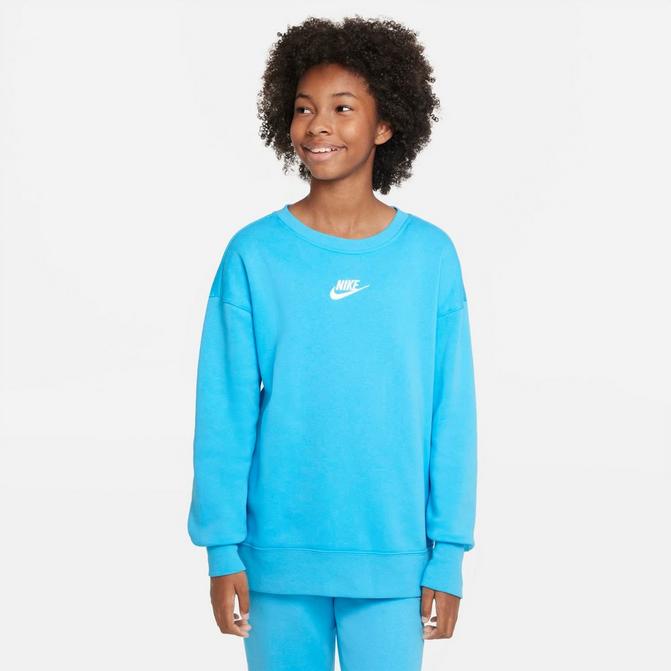 At placere Kærlig Mose Girls' Nike Club Fleece Boyfriend Crewneck Sweatshirt| Finish Line