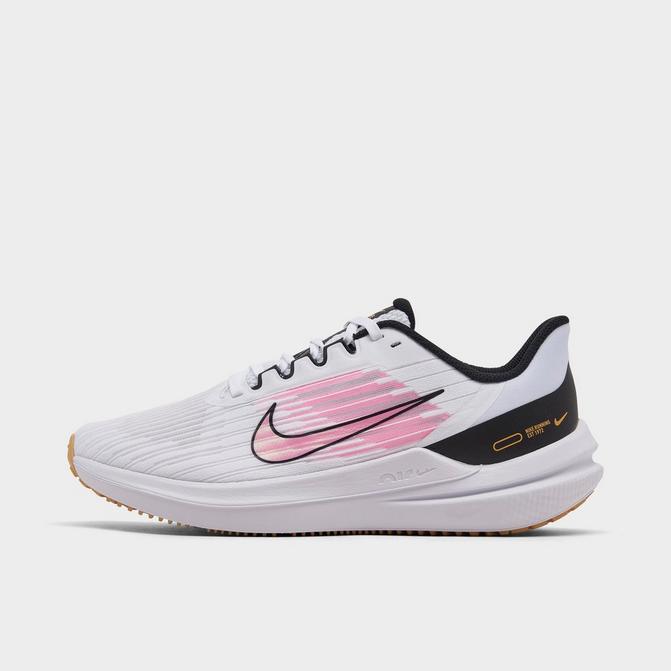 Women's nike black outlet and gold running shoes