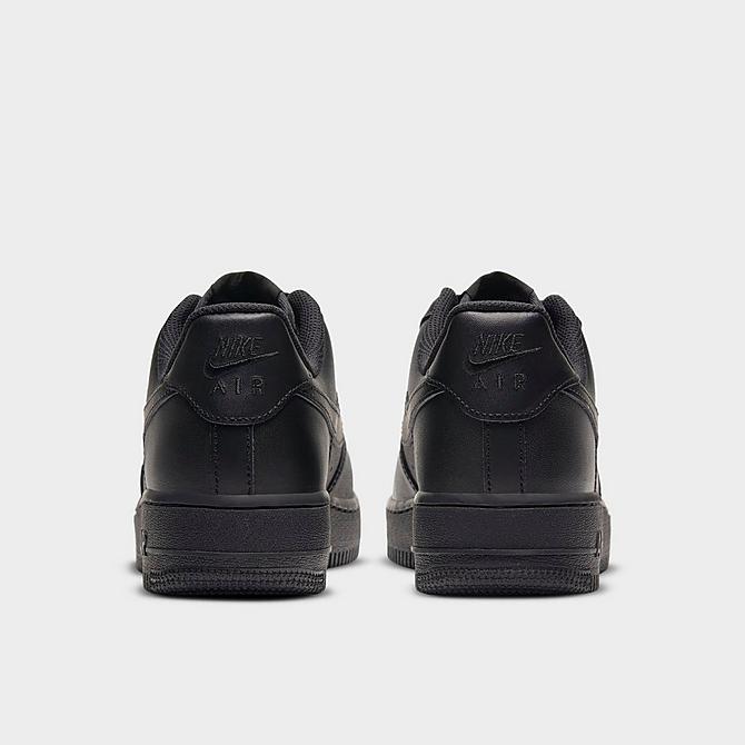Left view of Women's Nike Air Force 1 Low Casual Shoes in Black/Black/Black Click to zoom