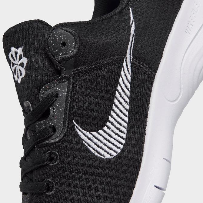 Women's nike flex outlet contact black and white