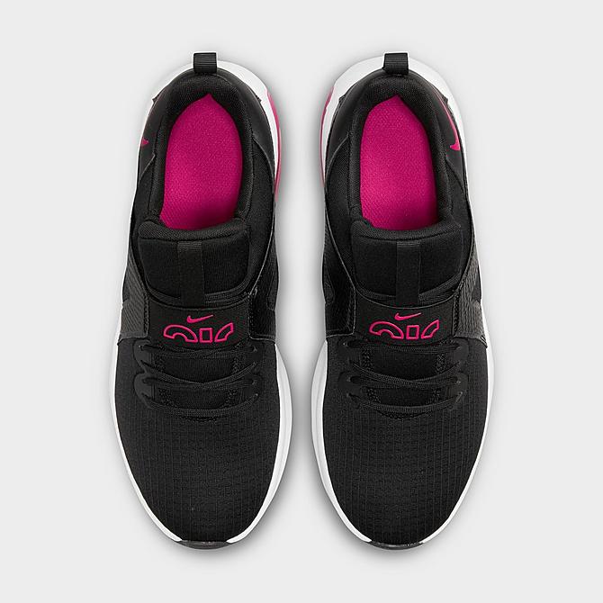 Back view of Women's Nike Air Max Bella TR 5 Training Shoes in Black/White/Rush Pink Click to zoom