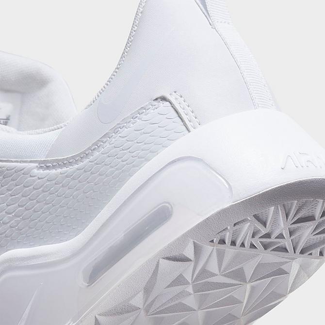 Front view of Women's Nike Air Max Bella TR 5 Training Shoes in White/White Click to zoom