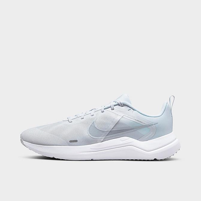 Right view of Men's Nike Downshifter 12 Training Shoes in White/White/Pure Platinum Click to zoom