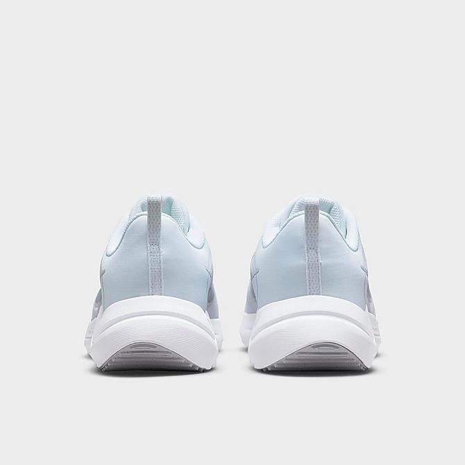 Left view of Men's Nike Downshifter 12 Training Shoes in White/White/Pure Platinum Click to zoom