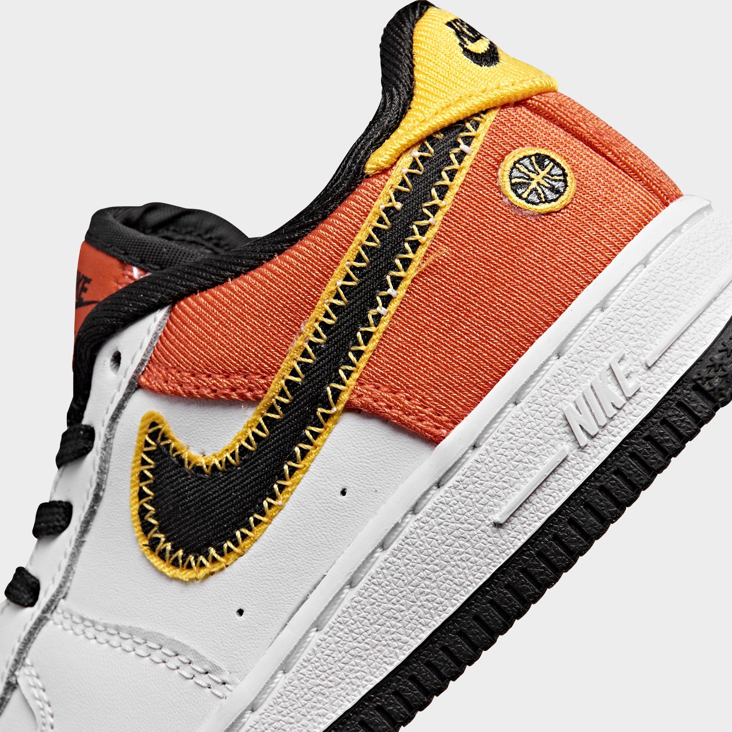 orange air force 1 toddler