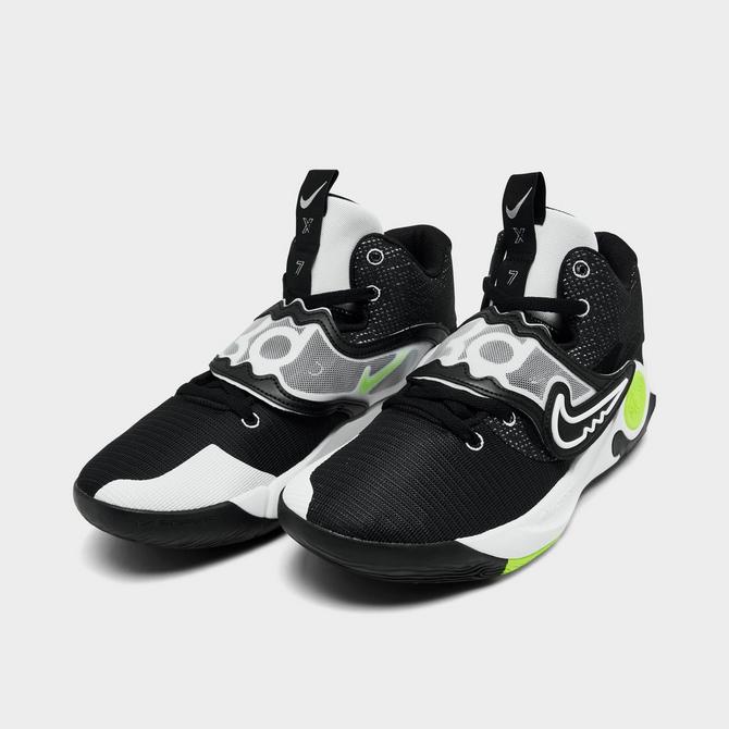Nike KD15 Basketball Shoes, Men's, White/Black/Volt
