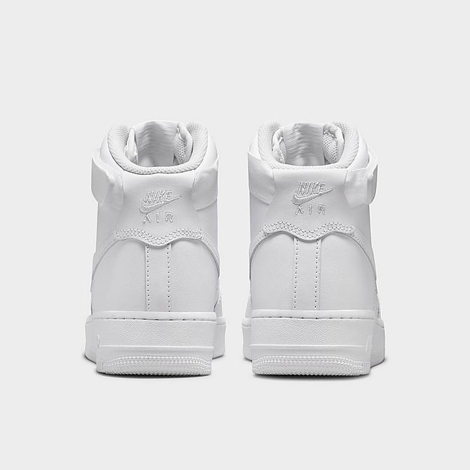 Left view of Women's Nike Air Force 1 High Casual Shoes in White/White/White/White Click to zoom