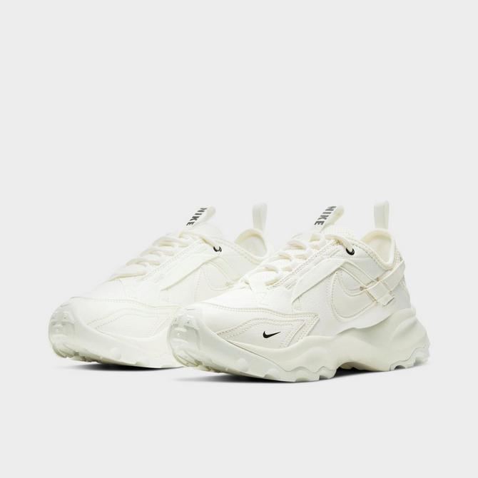Three Quarter view of Women's Nike TC 7900 Casual Shoes in Sail/Sail/Black Click to zoom