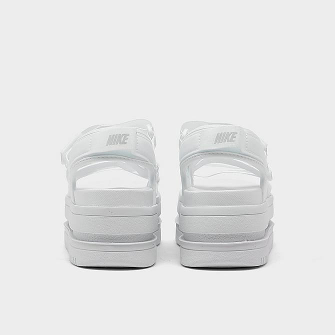 Left view of Women's Nike Icon Classic Sandals in Black/White/White Click to zoom