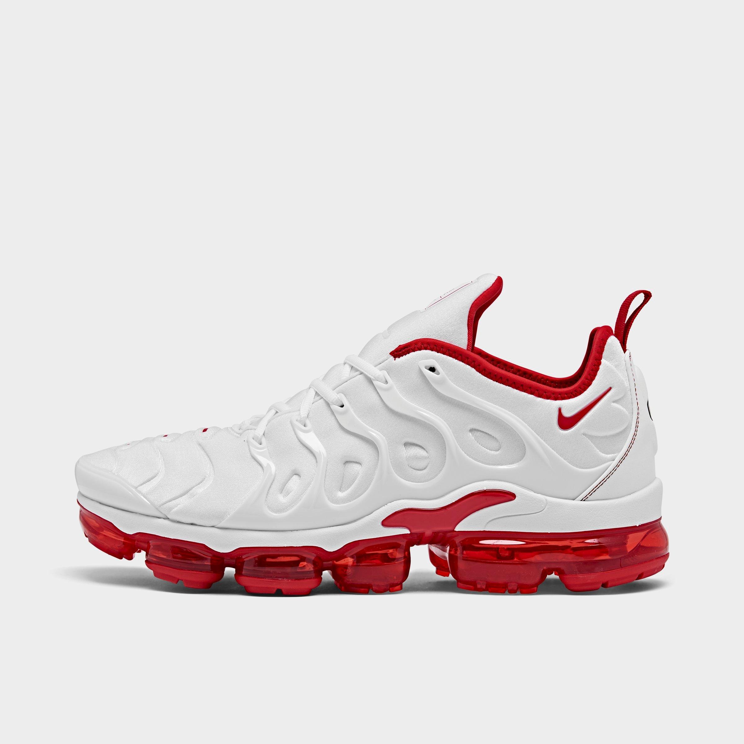 men's nike air vapormax plus running shoes red