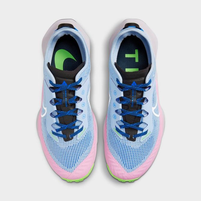 Women's air zoom pegasus 36 shop trail running shoes - white/black/blue