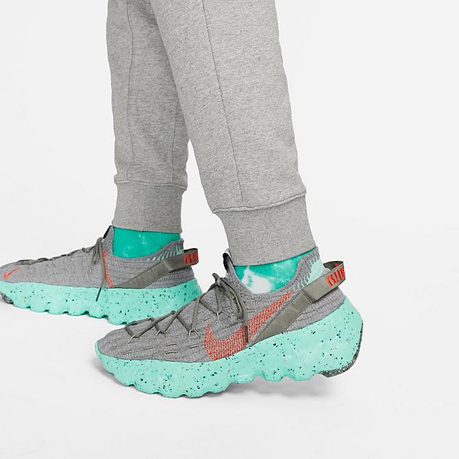 On Model 5 view of Men's Nike Sportswear Sport Essentials+ Jogger Pants in Multi/Grey Heather/Multi Click to zoom