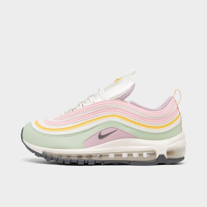 Right view of Women's Nike Air Max 97 Casual Shoes in Phantom/Plum Fog/Honeydew/Iron Grey Click to zoom