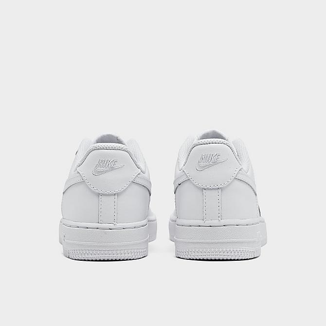Left view of Little Kids' Nike Air Force 1 ‘07 LE Casual Shoes in White/White Click to zoom