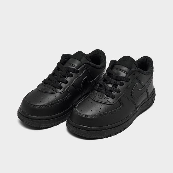 Kids Black Air Force 1 Shoes.