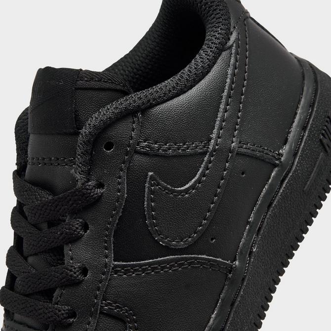  Nike Air Force 1 (Kids) Black/Black-Black