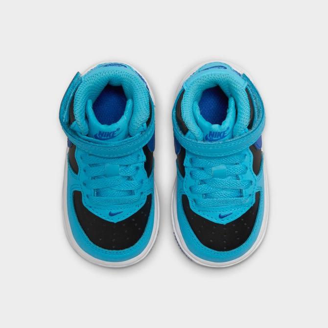Nike Boys Force 1 LV8 2 - Boys' Toddler Basketball Shoes Light Photo Blue/White Size 8.0