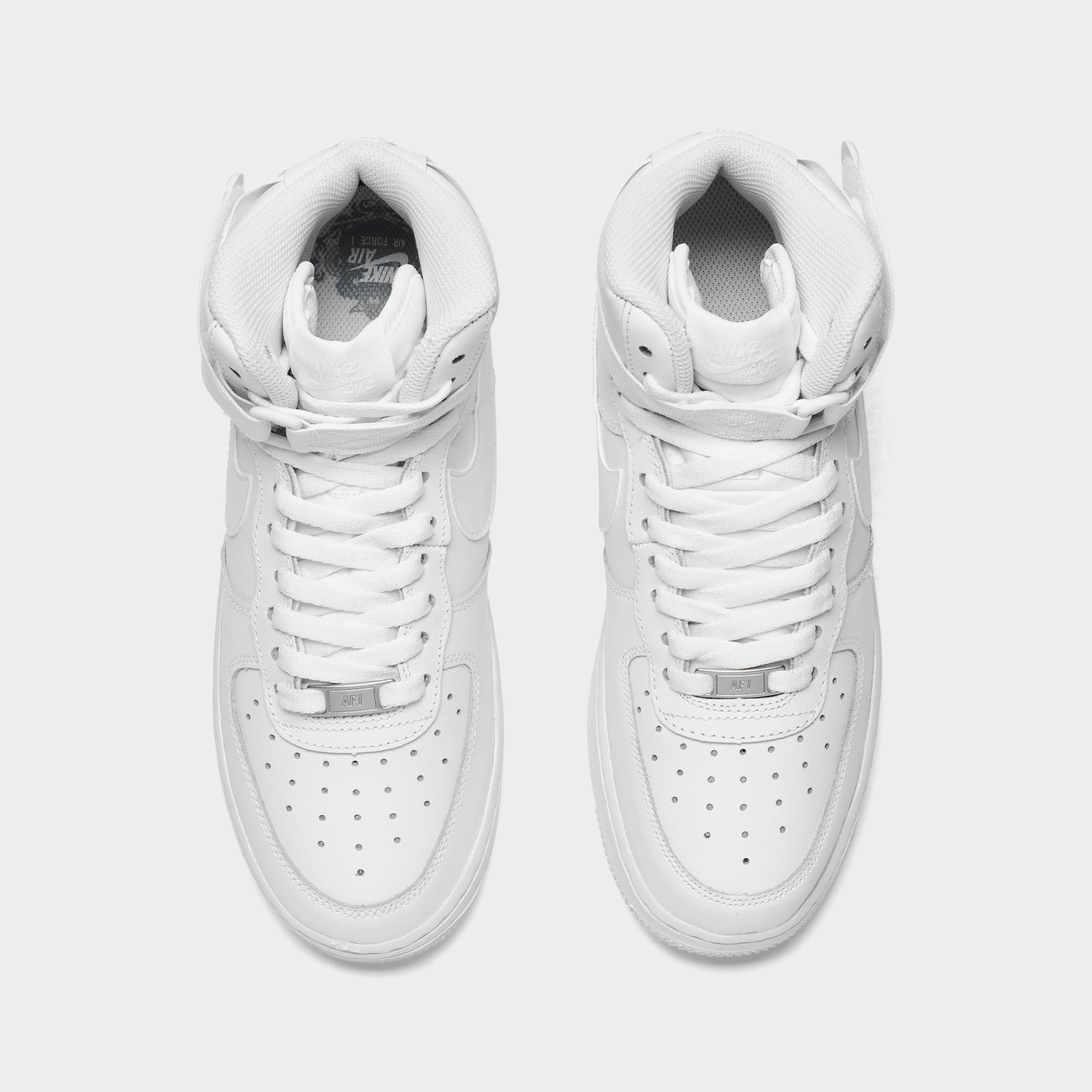 white air force 1 high top kids